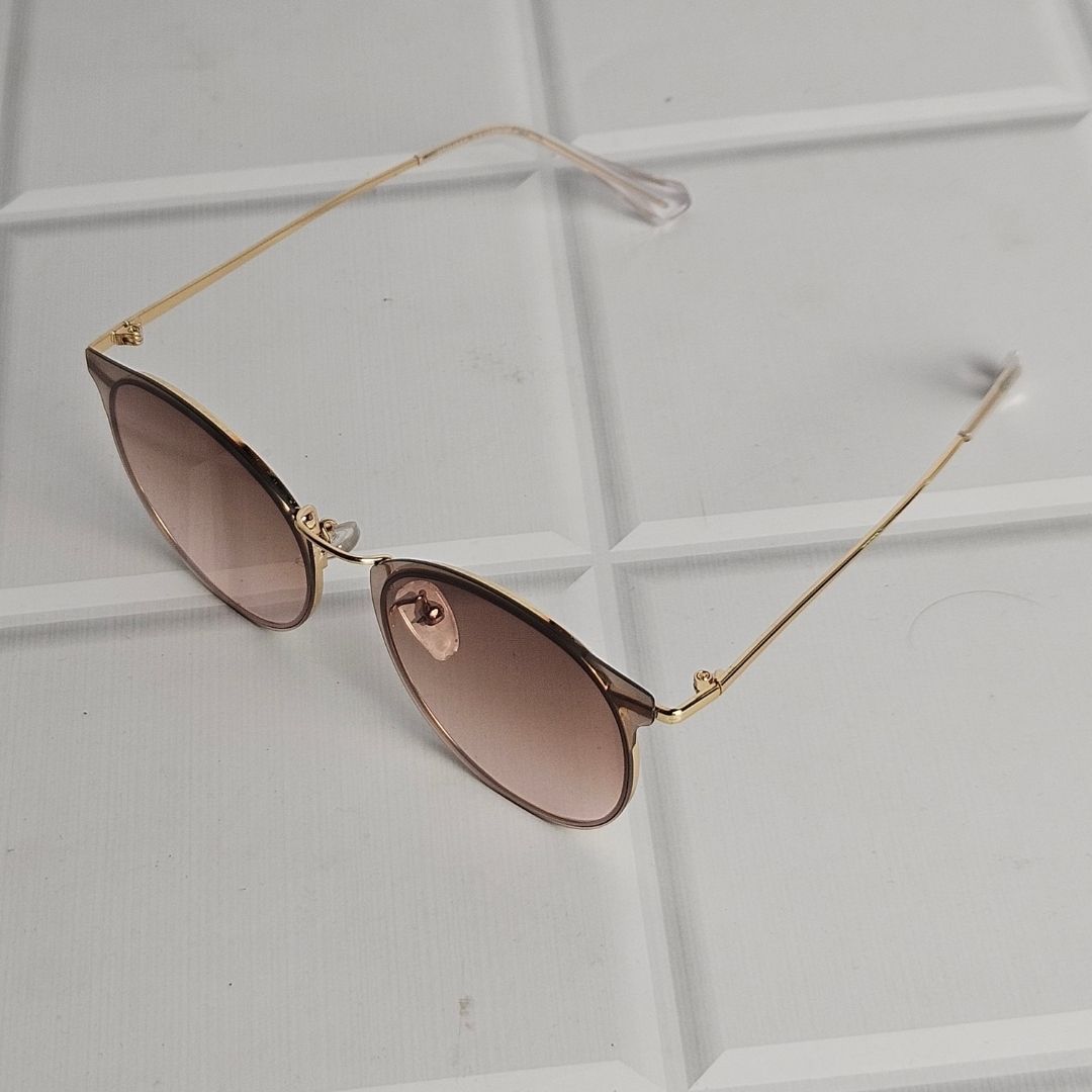 Round Metal Fashion Sunglasses Women