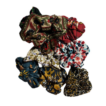 Satin Scrunchies For Girl Pack Of 5