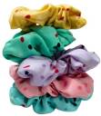 Printed Hair Scrunchies Girls and women Hair Rubber Pack of 10 pcs