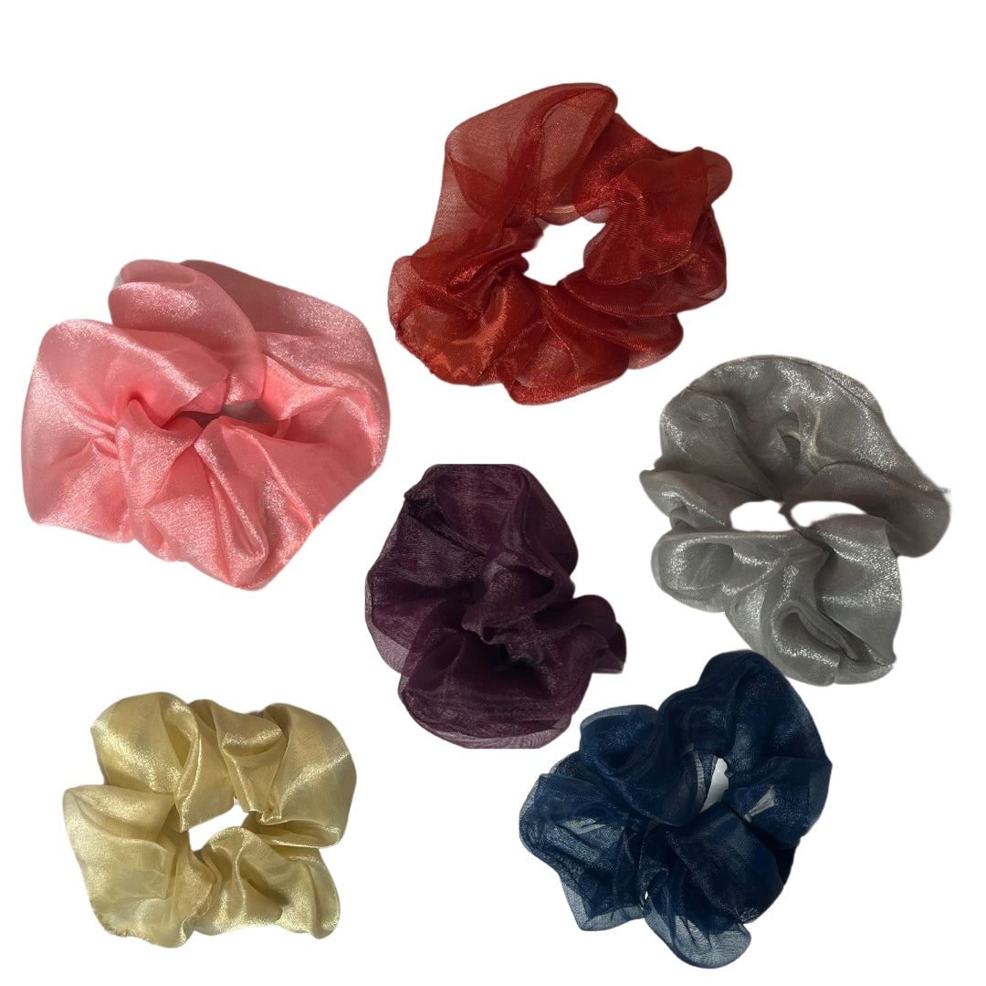 Colorfull Scrunchies Pack Of 5