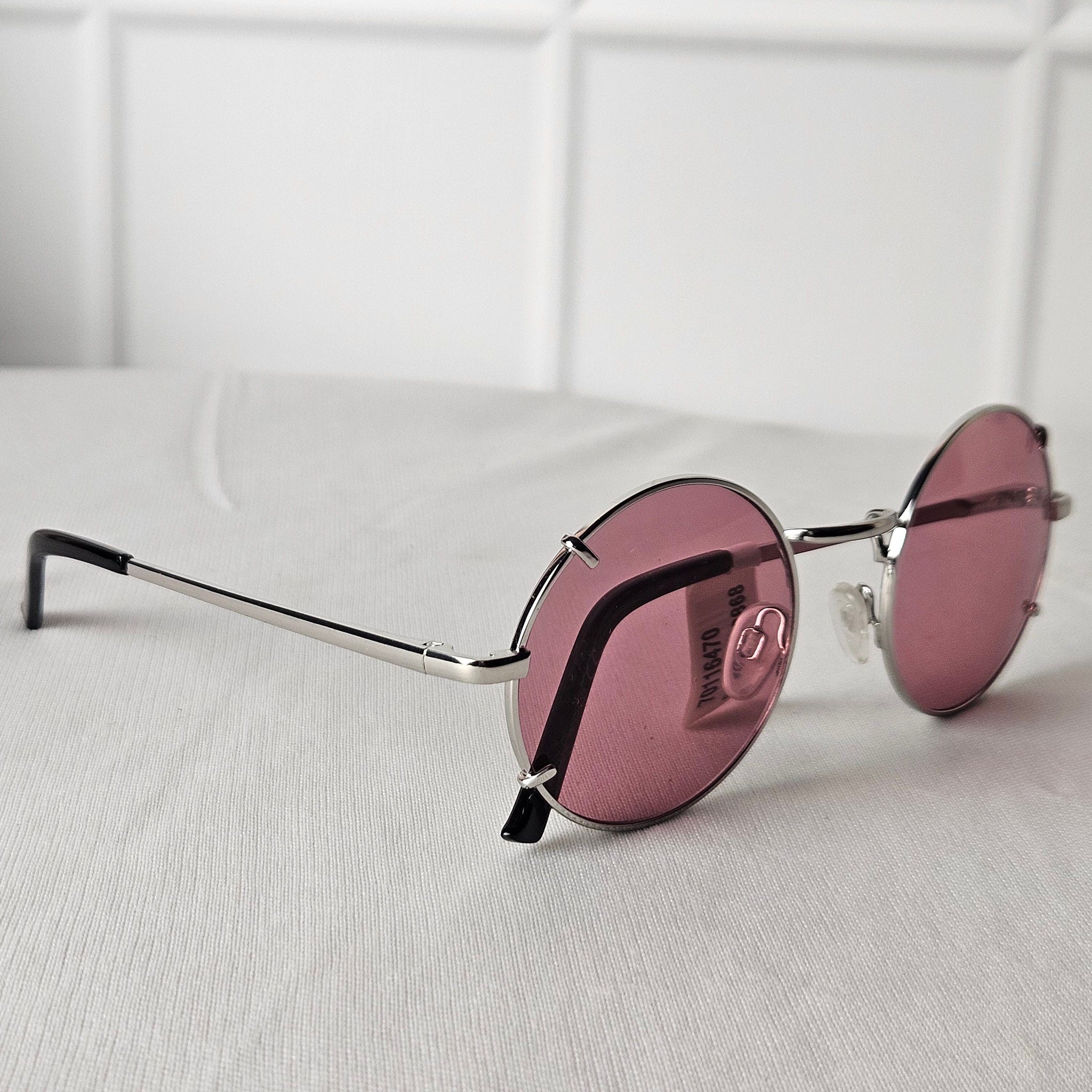 Round Lens Rimless Sunglass