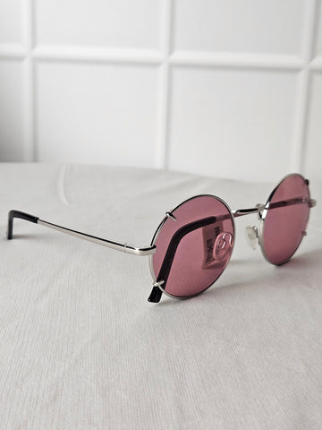 Round Lens Rimless Sunglass