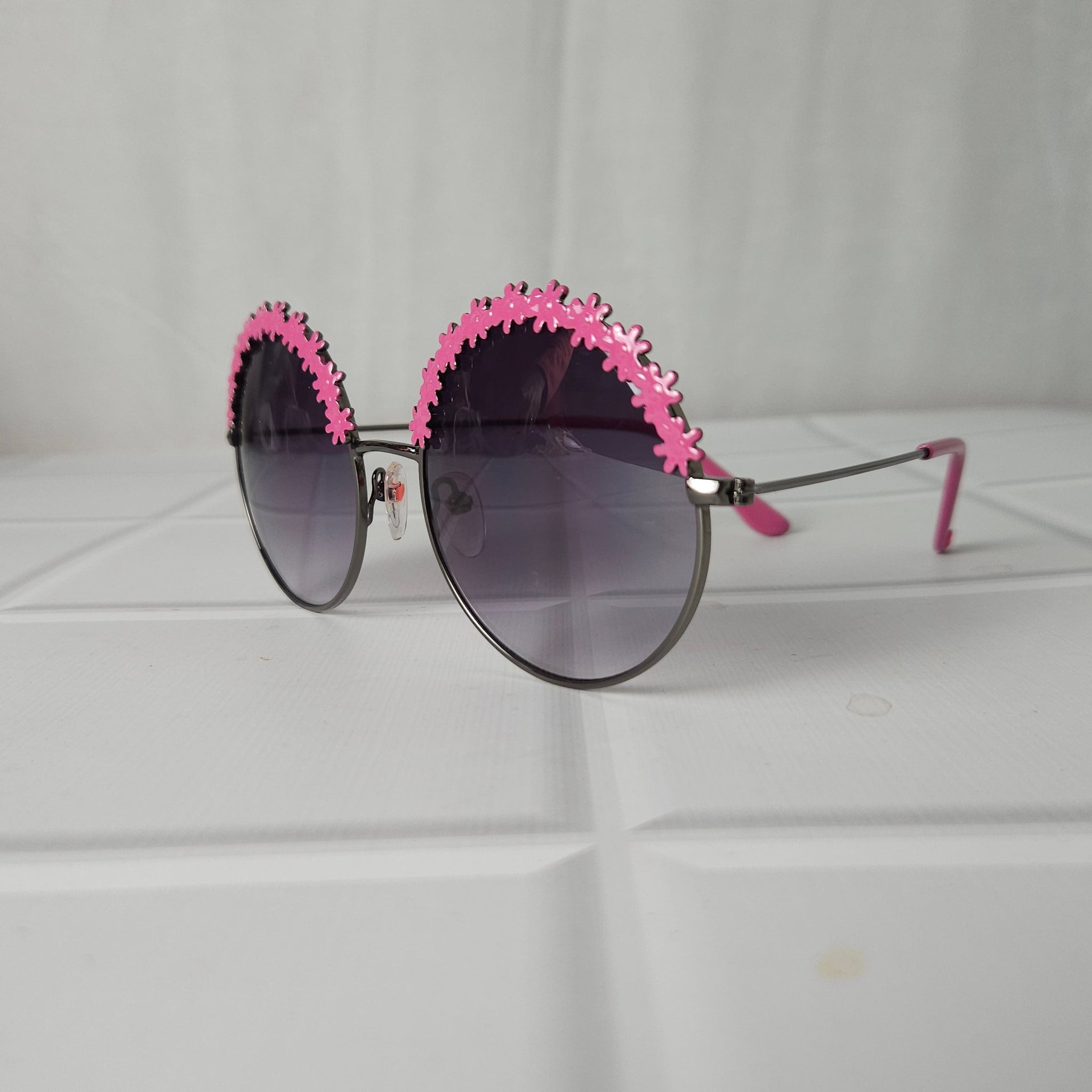 Round Flower Sunglass