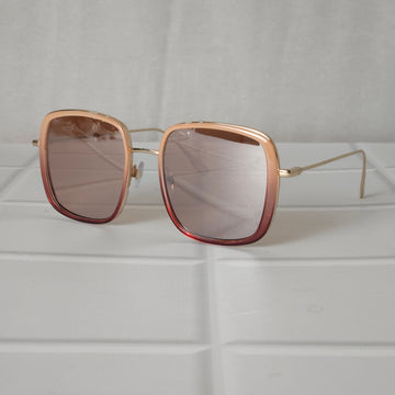 Tangy Orange Square Sunglass