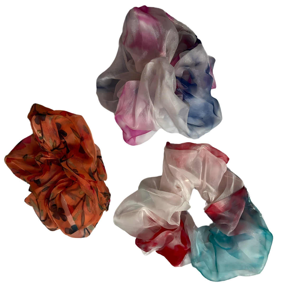 Net Style Scrunchies Pack Of 5