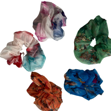 Net Style Scrunchies Pack Of 5