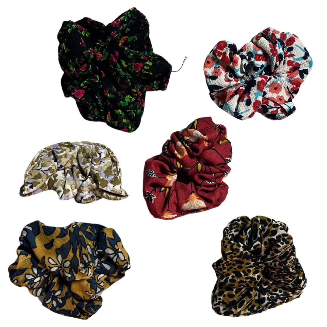 Polyester Hair Scrunchies Pack Of 5