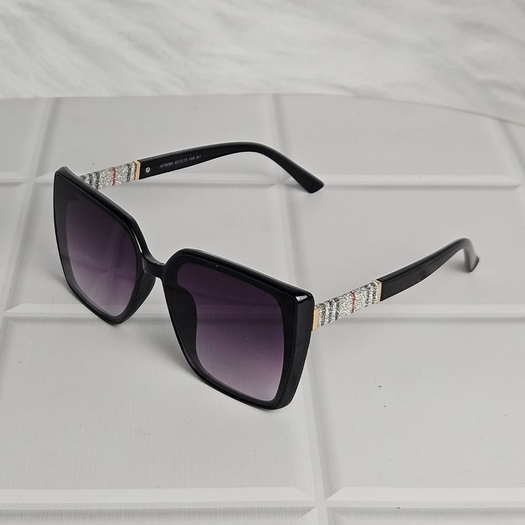 Black Shaded Square Sunglasses