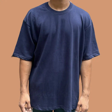 Over Sized T-shirt Navi Blue